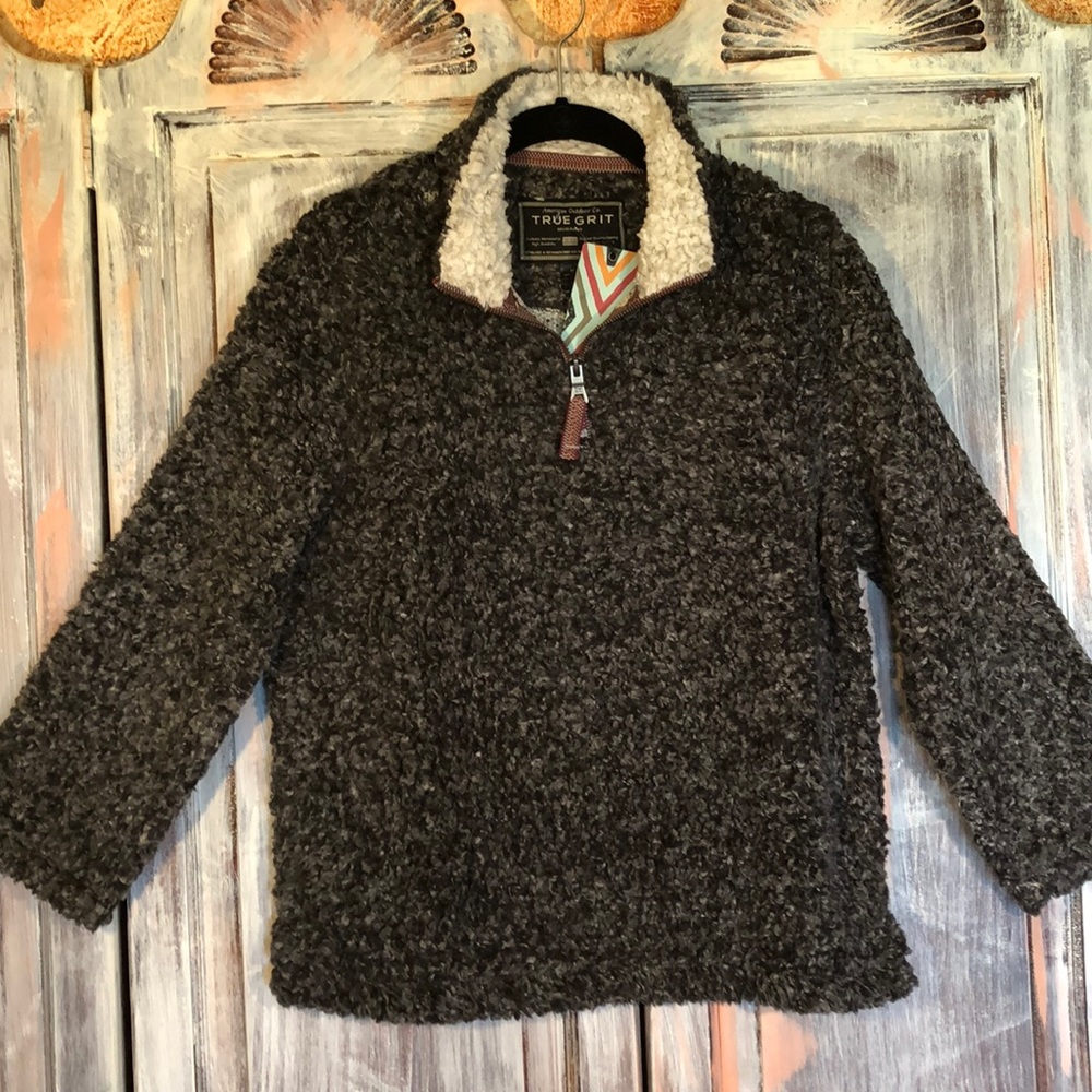 True Grit  Quarter Zip Pullover Jacket